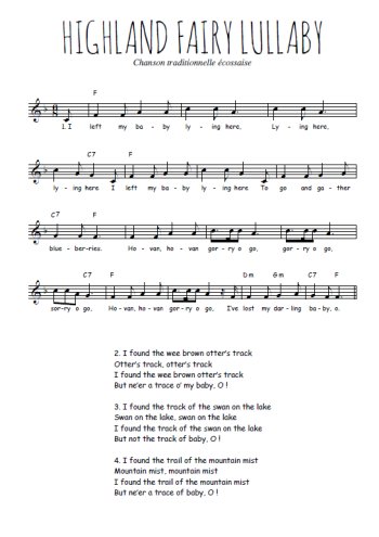 Highland fairy lullaby